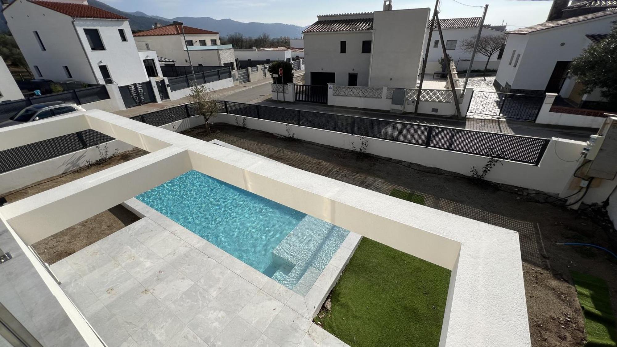 Casa Moderna Roses Con Piscina Y Jardin Mas Bosca, Roses Villa Palau Saverdera Eksteriør bilde