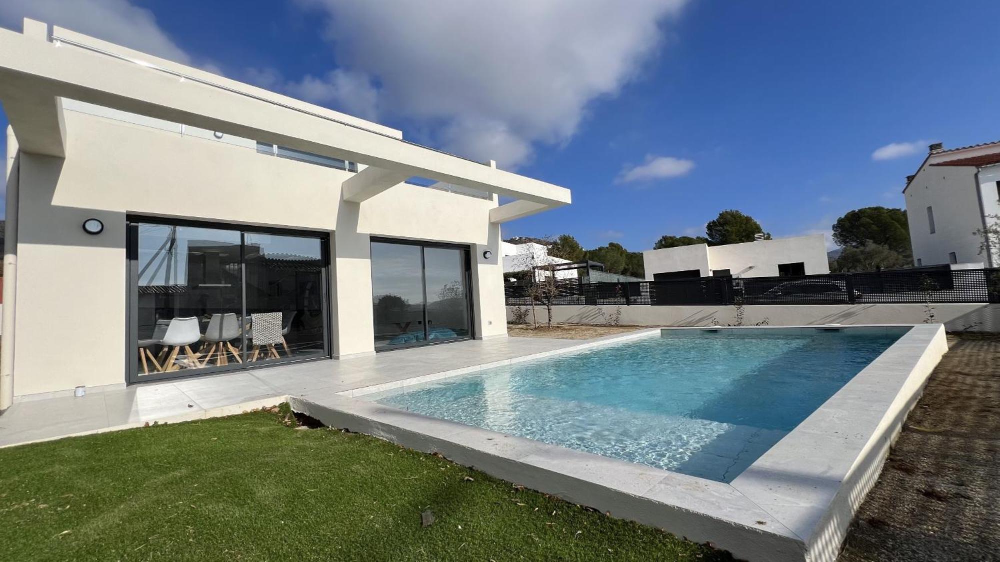 Casa Moderna Roses Con Piscina Y Jardin Mas Bosca, Roses Villa Palau Saverdera Eksteriør bilde